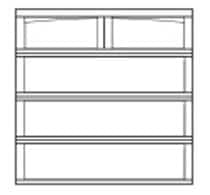 arched garage door design