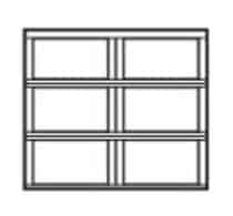 square garage door design