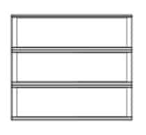 square garage door design