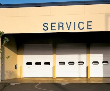 Sectional Steel Commercial Overhead Doors Automotive Applications