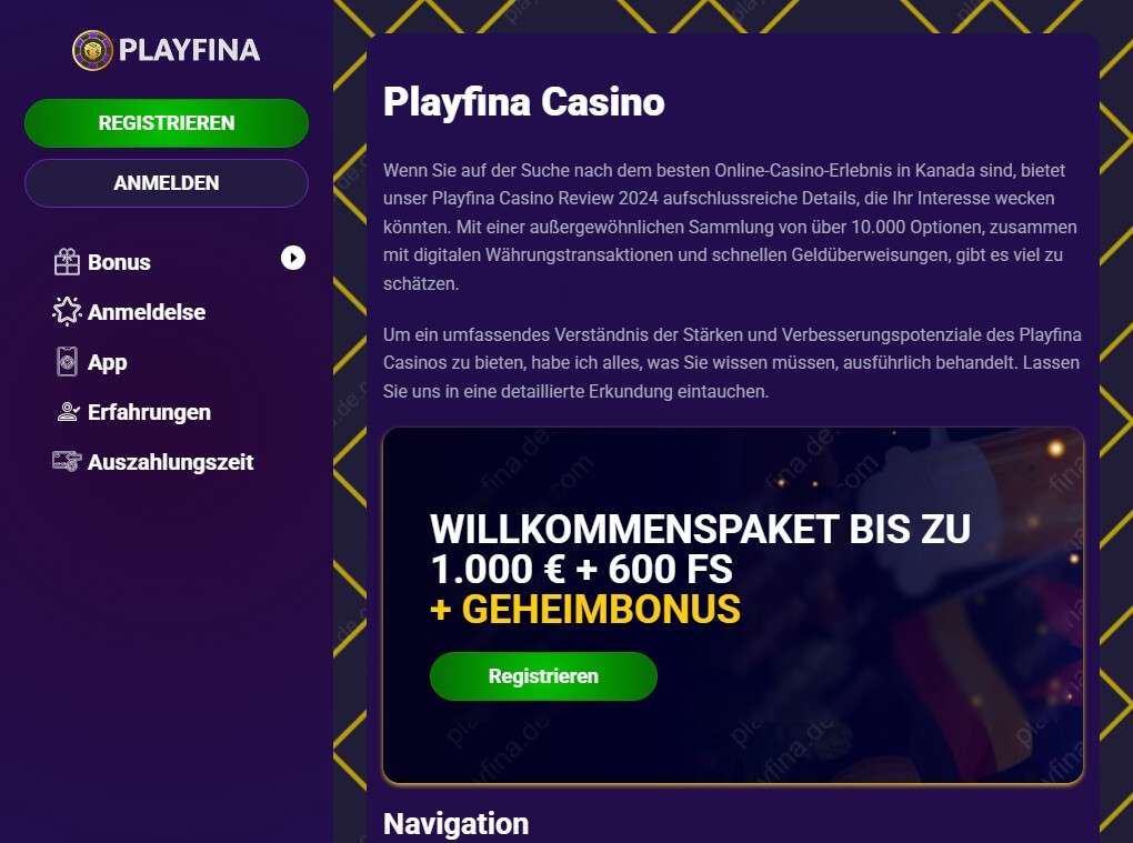 Playfina Casino