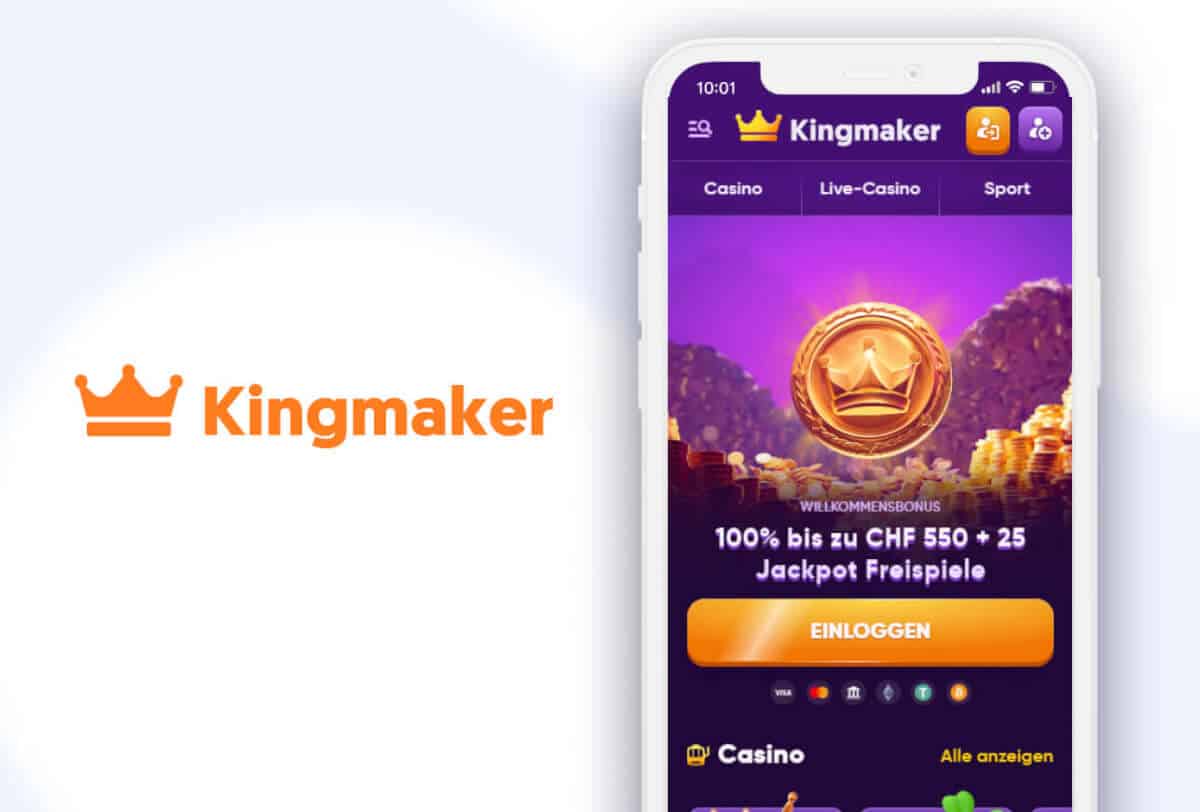 Kingmaker Casino Mobile Screenshot