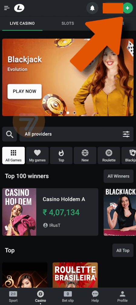 Aplicativo Leon Casino