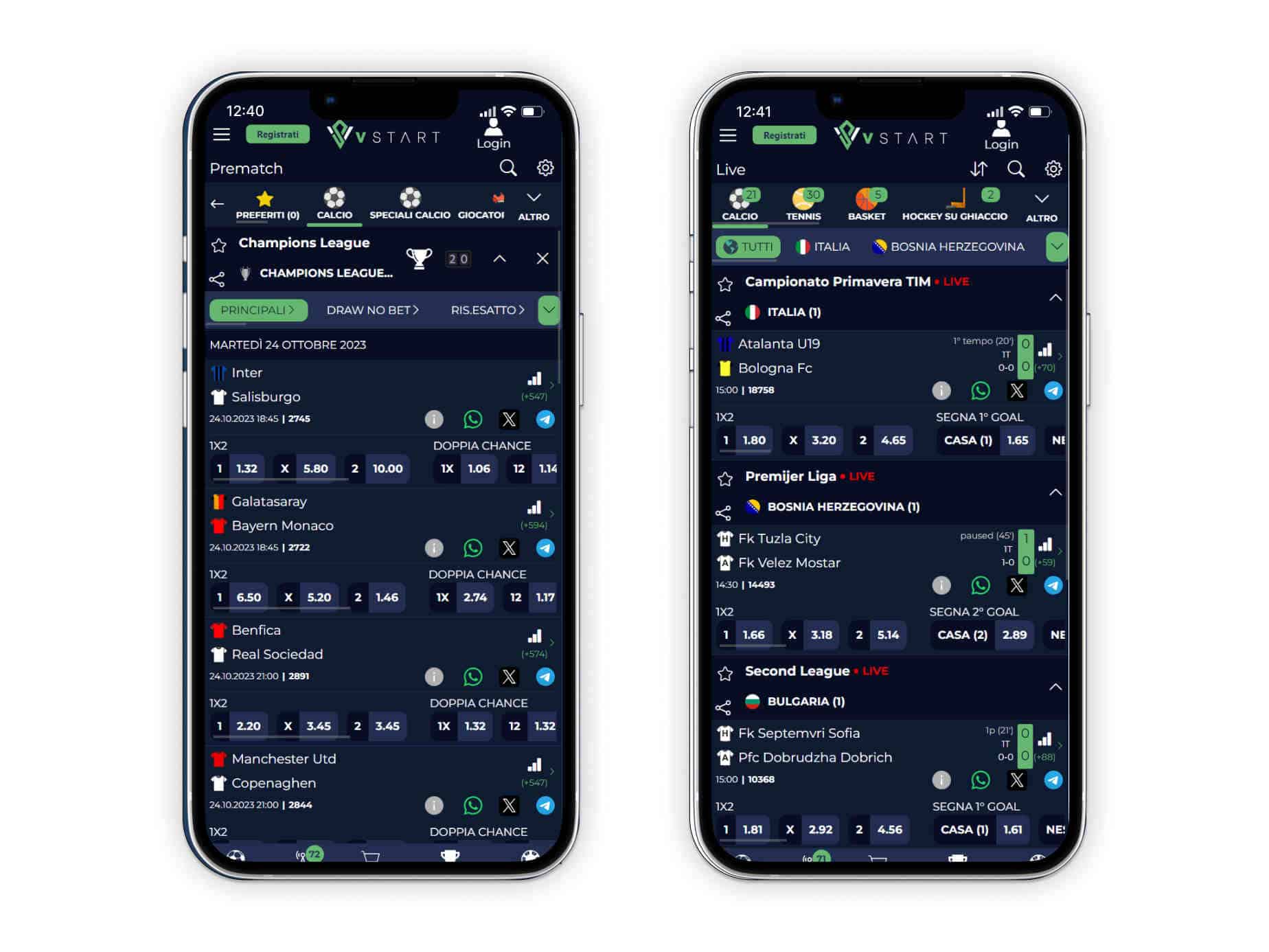 Vstart App Mobile